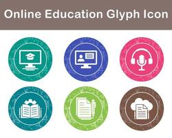 Online Education Vector Icon Set