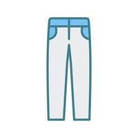 Men Pants Unique Vector Icon
