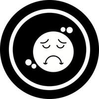 icono de vector triste