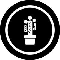 icono de vector de cactus