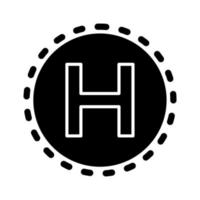 Helipad Vector Icon