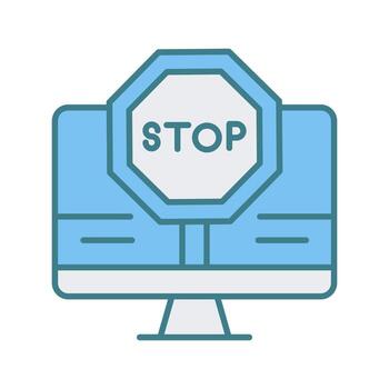 Stop Vector Icon