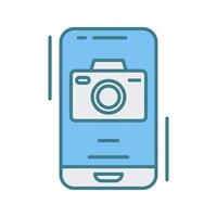 icono de vector de camara