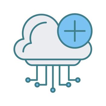 Cloud Computing Vector Icon