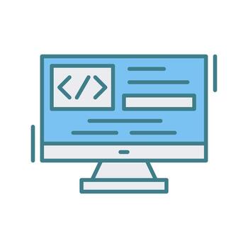 Coding Vector Icon