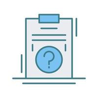 Question Unique Vector Icon