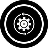 Rotate Time Vector Icon