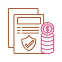 Money Protection Unique Vector Icon