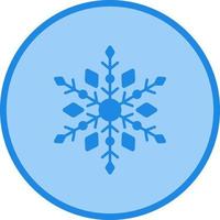 nieve escama único vector icono