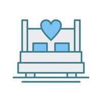 Double Bed Vector Icon