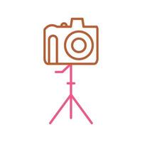 Unique Camera on Stand Vector Icon