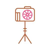 Unique Camera Stand Vector Icon