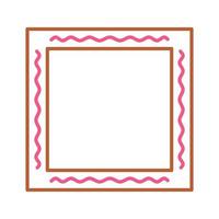 Unique Frame Vector Icon