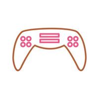 icono de vector de consola de juegos único