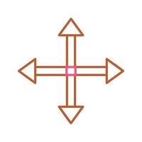 Unique Move Vector Icon