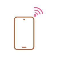 Unique Connected Device Vector Icon