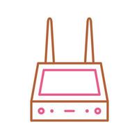 Unique Router Vector Icon