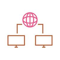 Unique Internet Connectivity Vector Icon