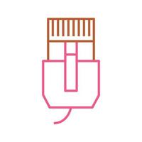 Unique Internet Cable Vector Icon