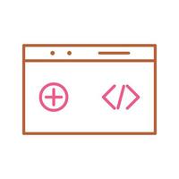 Unique Clean Code Vector Icon