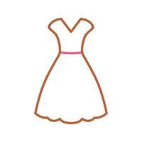 Woman Dress Unique Vector Icon