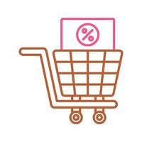 Shopping Tax Vector Icon