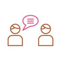 Chatting Vector Icon