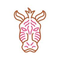 Zebra Vector Icon