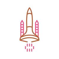 Space Shuttle Vector Icon