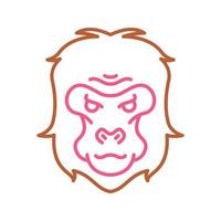 Gorilla Vector Icon