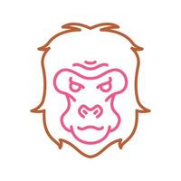 Gorilla Vector Icon