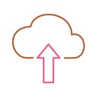 Upload to Cloud Vector Icon