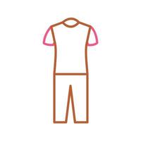 Pyjamas Suit Vector Icon