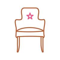 icono de vector de asiento