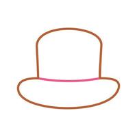 icono de vector de sombrero