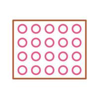 Colored Palette Vector Icon