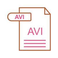 AVI Vector Icon