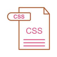 icono de vector de css