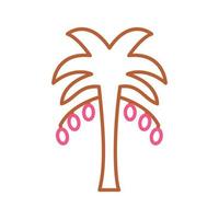 Coconut trees Vector Icon