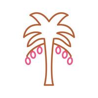 Coconut trees Vector Icon