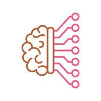Machine Learning Vector Icon