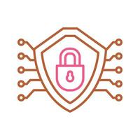 Cyber Security Vector Icon