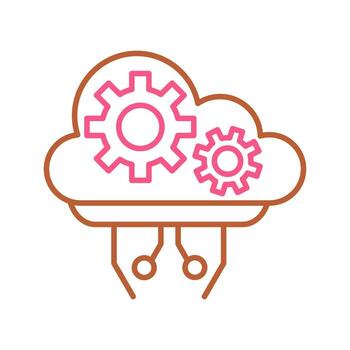 Cloud Computing Vector Icon