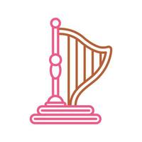 Harp Vector Icon