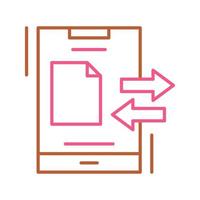 Data Transfer Vector Icon