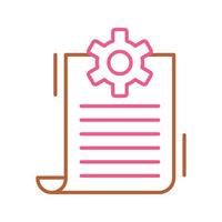 Content Management Vector Icon