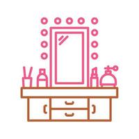 Dressing Table Vector Icon