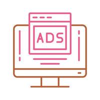 Digital Advertising Vector Icon