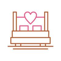 Double Bed Vector Icon