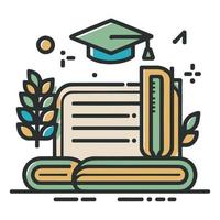 Education. Simple Icon. Vector Illustration. EPS10